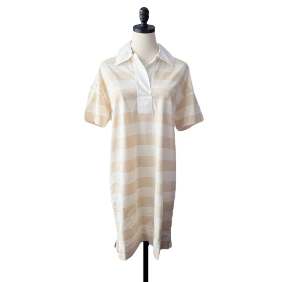EVERLANE The Retro Jersey Polo Shirt Mini Dress | SMALL NWT - Picture 3 of 10